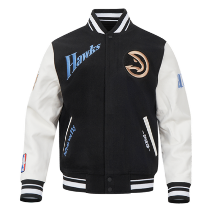 Jacket Nba Atlanta Hawks City Edition 24-25 Men Wool Varsity