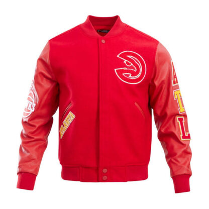 Jacket Nba Atlanta Hawks Classic Wool Men'S Varsity