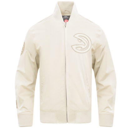 Jacket Nba Atlanta Hawks Neutral Twill