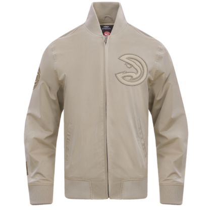 Jacket Nba Atlanta Hawks Neutral Twill