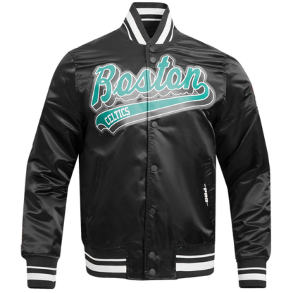 Jacket Nba Boston Celtics Script Tail Men'S Satin