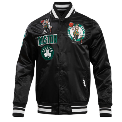 Jacket Nba Boston Celtics Retro Classic Men'S Rib Satin