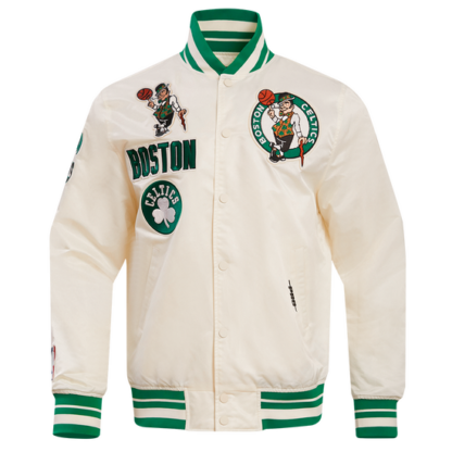 Jacket Nba Boston Celtics Retro Classic Men'S Rib Satin