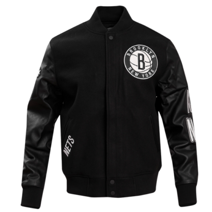 Jacket Nba Brooklyn Nets Classic Wool Men'S Varsity