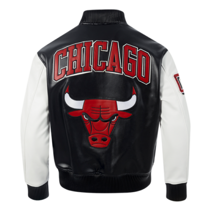 Jacket Nba Chicago Bulls City Signature Men Leather Varsity