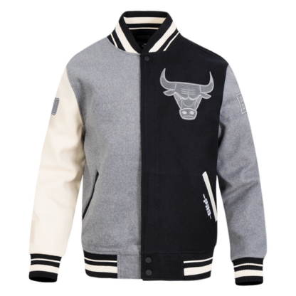 Jacket Nba Chicago Bulls Reverse French Terry Wool Varsity