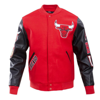 Jacket Nba Chicago Bulls Classic Wool Men'S Varsity