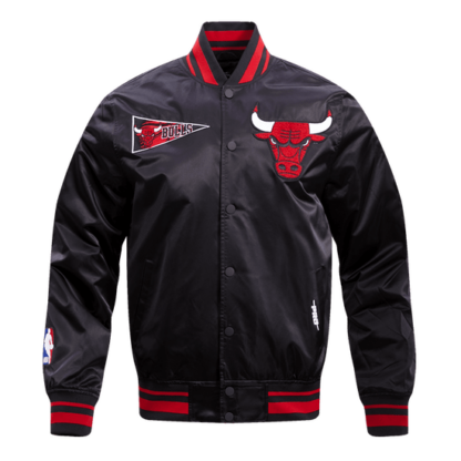 Jacket Nba Chicago Bulls Retro Classic Men'S Rib Satin