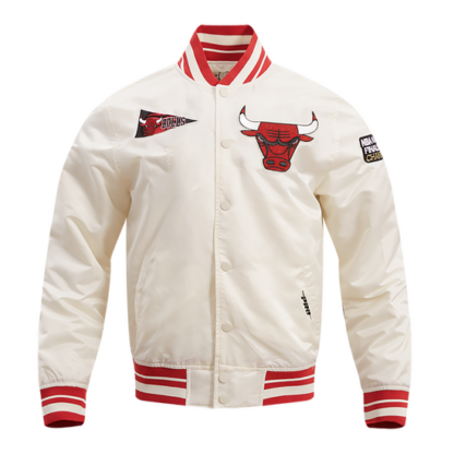 Jacket Nba Chicago Bulls Retro Classic Men'S Rib Satin