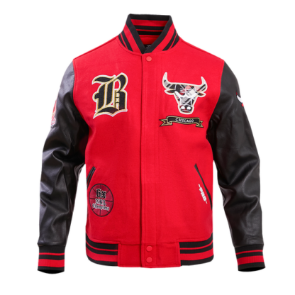 Jacket Nba Chicago Bulls Pro Prep Wool Men'S Varsity