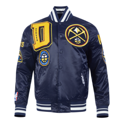 Jacket Nba Denver Nuggets Mashup Men'S Rib Satin