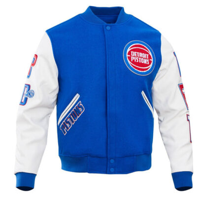 Jacket Nba Detroit Pistons Classic Wool Men'S Varsity