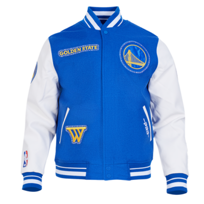 Jacket Nba Golden State Warriors Diy Pick Stitch Men'S