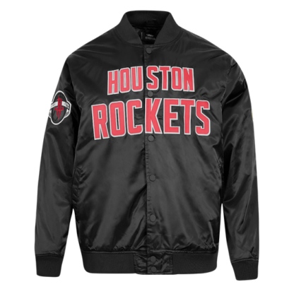 Jacket Nba Houston Rockets Big Logo Men'S Satin