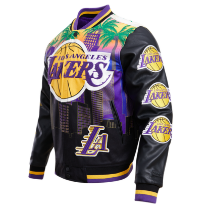 Jacket Nba Los Angeles Lakers Remix Varsity Men'S