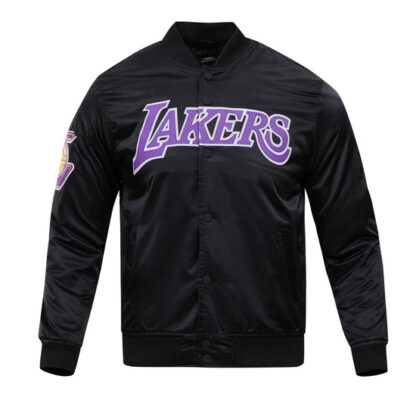 Jacket Nba Los Angeles Lakers Big Logo Men'S Satin