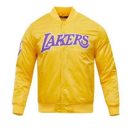 Jacket Nba Los Angeles Lakers Big Logo Men'S Satin