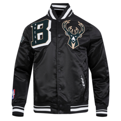 Jacket Nba Milwaukee Bucks Mashup Men'S Rib Satin