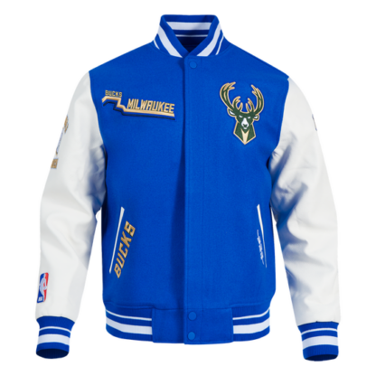 Jacket Nba Milwaukee Bucks City Edition 24-25 Wool Varsity