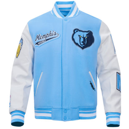 Jacket Nba Memphis Grizzlies Script Tail Men'S Wool Varsity