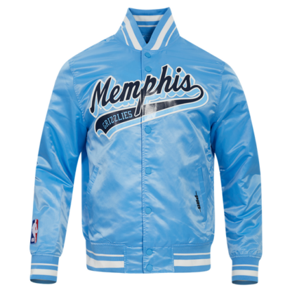 Jacket Nba Memphis Grizzlies Script Tail Men'S Rib Satin