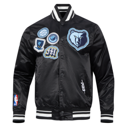 Jacket Nba Memphis Grizzlies Diy Pick Stitch Men'S Satin