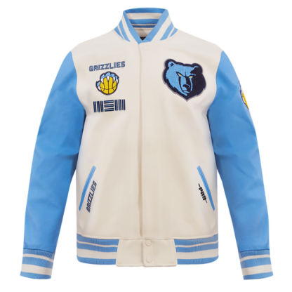 Jacket Nba Memphis Grizzlies Retro Classic Men Wool Varsity