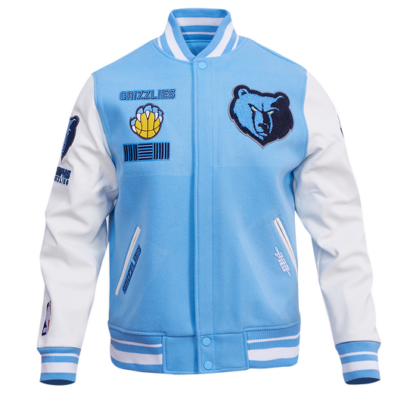 Jacket Nba Memphis Grizzlies Retro Classic Men Wool Varsity