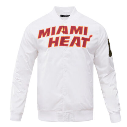 Jacket Nba Miami Heat Big Logo Men'S Satin