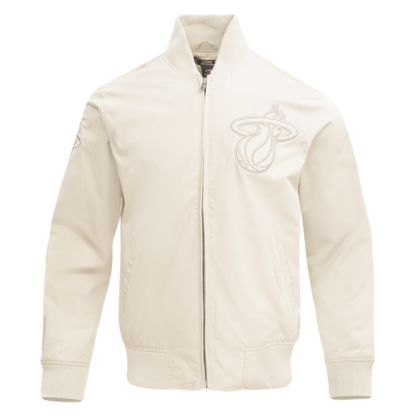 Jacket Nba Miami Heat Neutral Twill