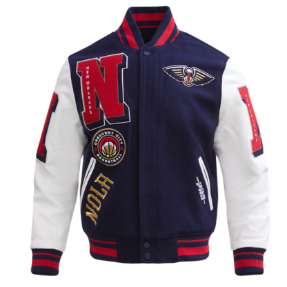 Jacket Nba New Orleans Pelicans Mashup Men'S Wool Varsity