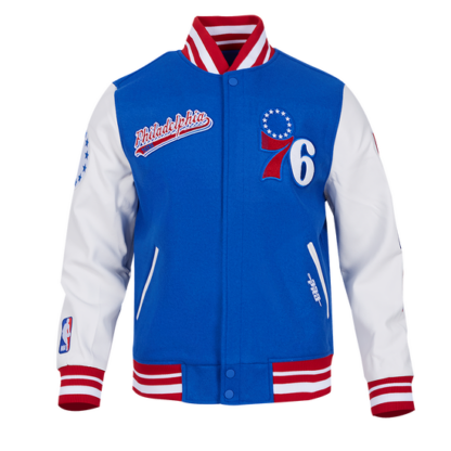 Jacket Nba Philadelphia 76Ers Script Tail Men'S Wool Varsity