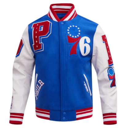 Jacket Nba Philadelphia 76Ers Mashup Men'S Rib Wool Varsity