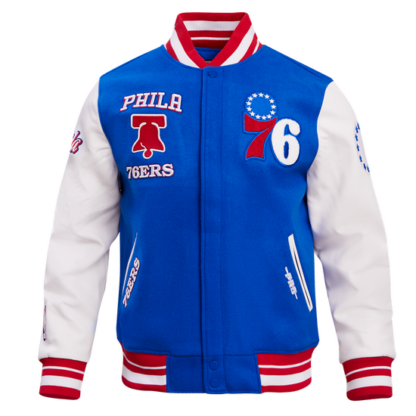 Jacket Nba Philadelphia 76Ers Retro Classic Men Wool Varsity