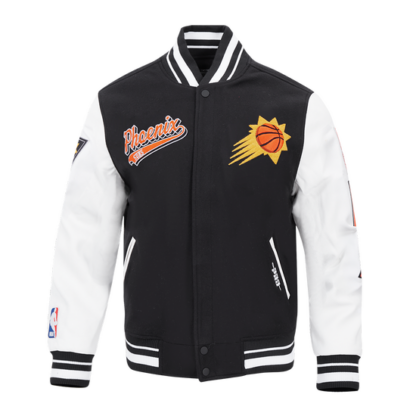 Jacket Nba Phoenix Suns Script Tail Men'S Rib Wool Varsity