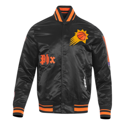 Jacket Nba Phoenix Suns Old English Men'S Logo Satin