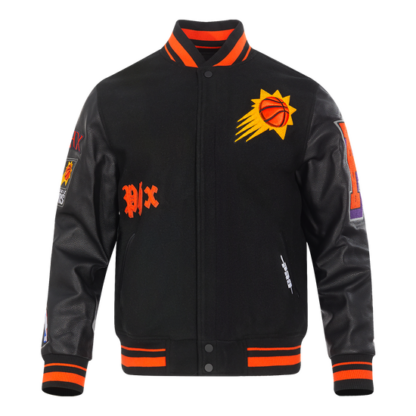 Jacket Nba Phoenix Suns Old English Men'S Rib Wool Varsity