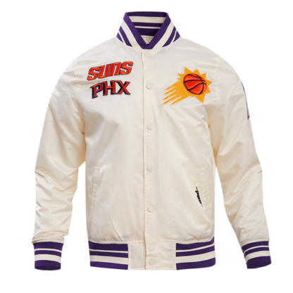 Jacket Nba Phoenix Suns Retro Classic Men'S Rib Satin