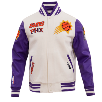 Jacket Nba Phoenix Suns Retro Classic Men'S Wool Varsity