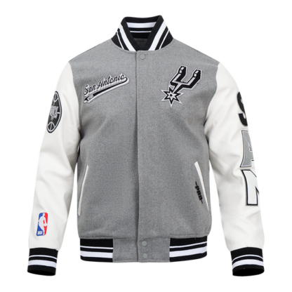 Jacket Nba San Antonio Spurs Script Tail Men'S Wool Varsity