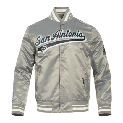 Jacket Nba San Antonio Spurs Script Tail Men'S Satin