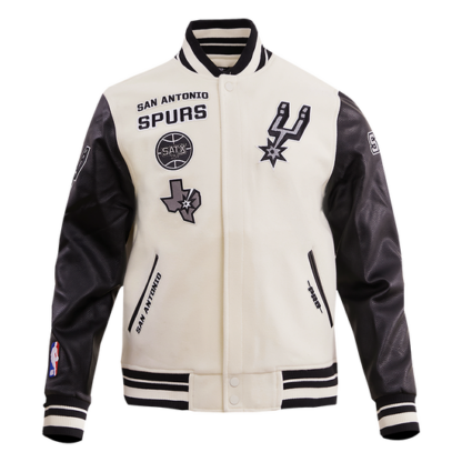 Jacket Nba San Antonio Spurs Retro Classic Men Wool Varsity