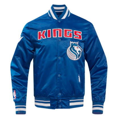 Jacket Nba Sacramento Kings Chest 100 Yrs Of Royalty Men'S