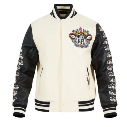 Jacket Nfl Nfl Dia De Muertos Men'S Rib Wool Varsity