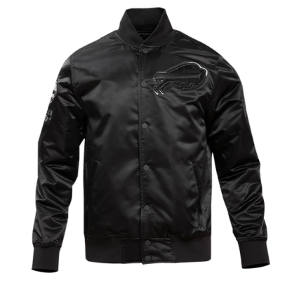 Jacket Nfl Buffalo Bills Triple Black Men'S Satin