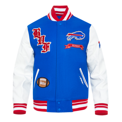 Jacket Nfl Buffalo Bills Pro Prep Wool Men'S Varsity