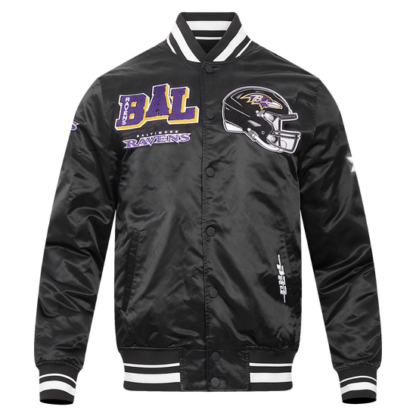 Jacket Nfl Baltimore Ravens Mashup Men'S Rib Satin