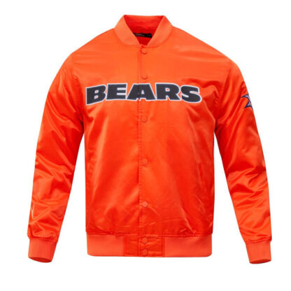 Jacket Nfl Chicago Bears Big Logo Men'S Satin