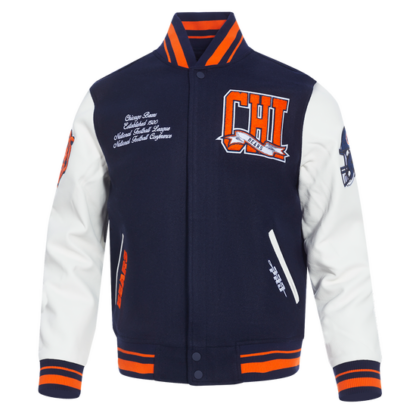 Jacket Nfl Chicago Bears Team Pennants Men'S Wool Varsity