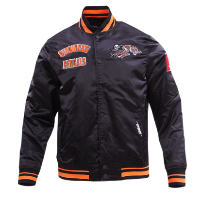 Jacket Nfl Cincinnati Bengals Retro Classic Men'S Rib Satin